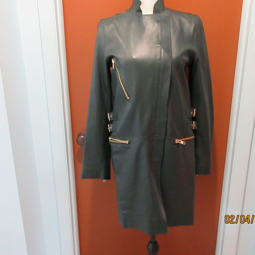 ZARA WOMEN Leather Jacket, size XS